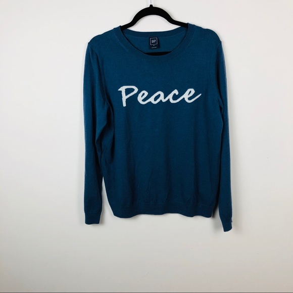 Sold!!! Gap Peace Sweater - Picture 2 of 6